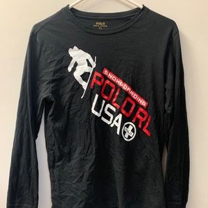 Womens long sleeve t shirt polo by Ralph lauren